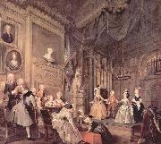 William Hogarth, Theaterauffuhrung der Kinder im Hause des John Conduit